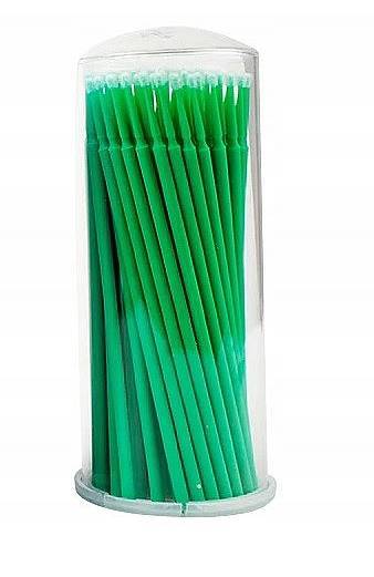 Mikroszczoteczki/aplikatory green/zielone 100szt 2mm