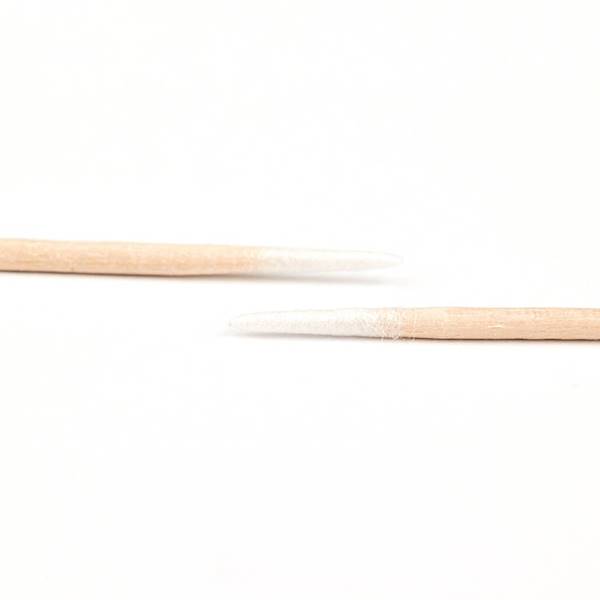 Patyczki drewniane z bawełną 7cm 100szt
