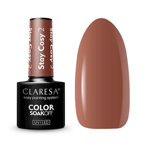 Claresa Lakier hybrydowy STAY COSY 2- 5ml