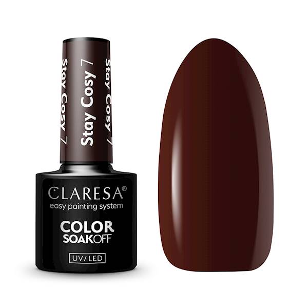Claresa Lakier hybrydowy STAY COSY 7- 5ml