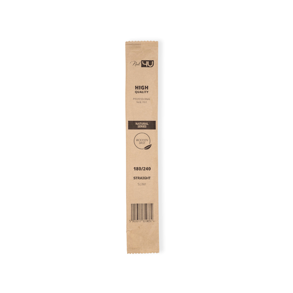 Pilnik Nail4u NATURAL Slim prosty 180/240 PODO FILE