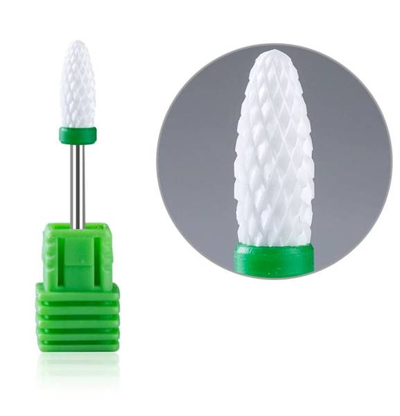 Frez ceramiczny  stożek niebiesko-czerwony