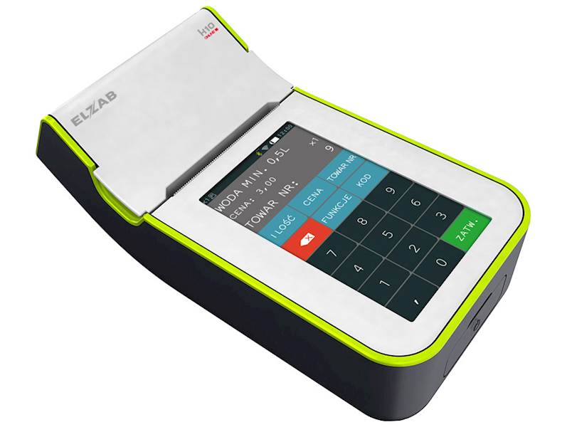 ELZAB K10 biało-zielona Online BT/GPRS