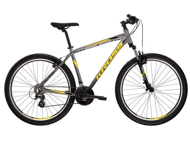 ROWER KROSS HEXAGON 2.0 26 GRF CZARNO ŻÓŁTY XS