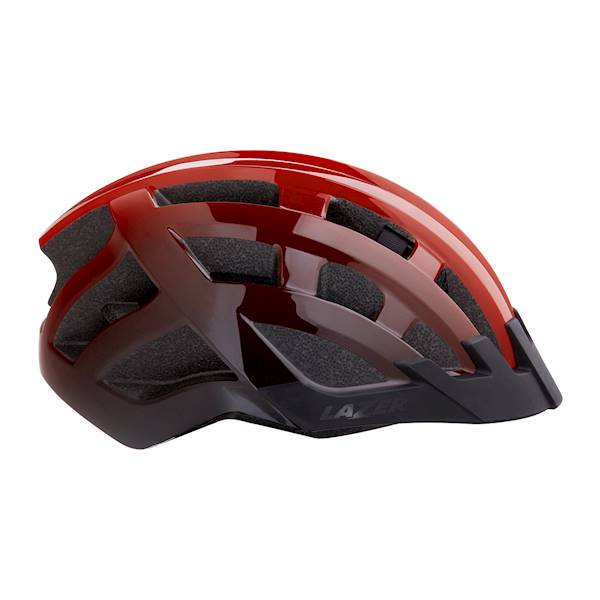 KASK LAZER COMP DLX RED BLACK LED