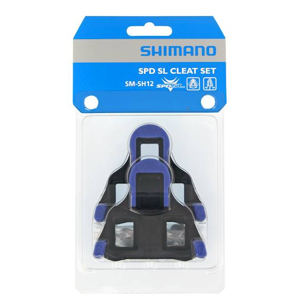 BLOKI SHIMANO SPD SL SH12 NIEBIESKIE