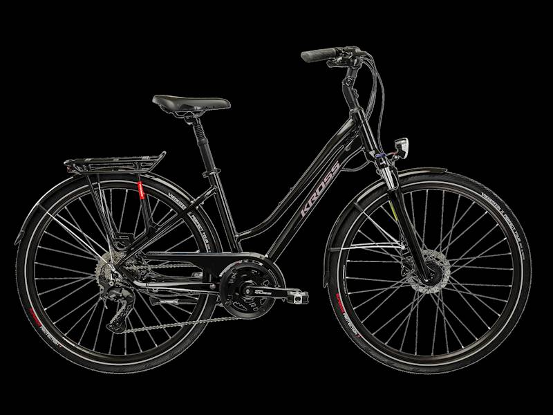 ROWER KROSS TRANS 7.0 D CZARNY RÓŻ M