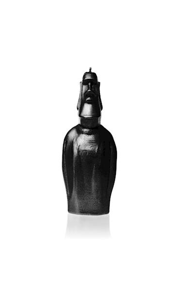 Świeca Candle Statue of Easter Black Metallic