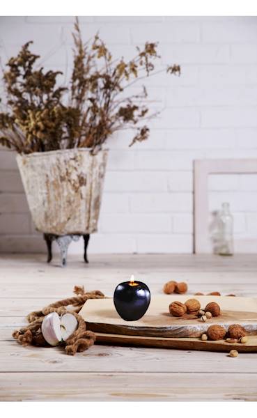 Świeca Candle Apple Black Metallic
