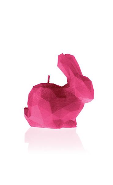 Świeca Candle Rabbit Small Dark Pink