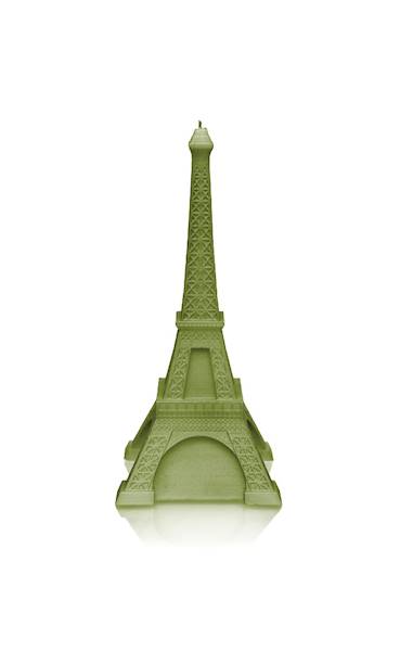 Świeca Candle Eiffel Tower Olive