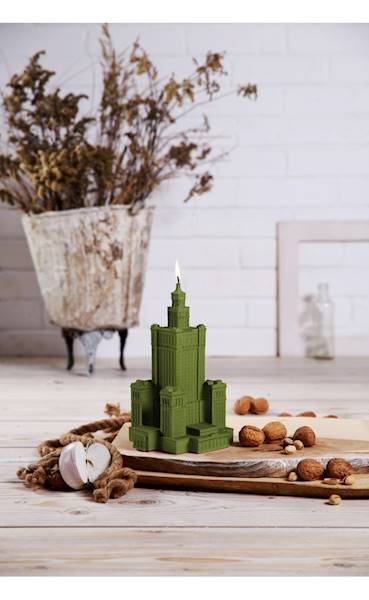 Świeca Candle Palace of Culture Olive