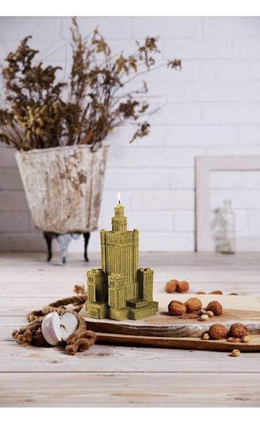 Świeca Candle Palace of Culture Classic Gold