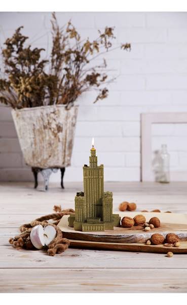 Świeca Candle Palace of Culture Classic Gold