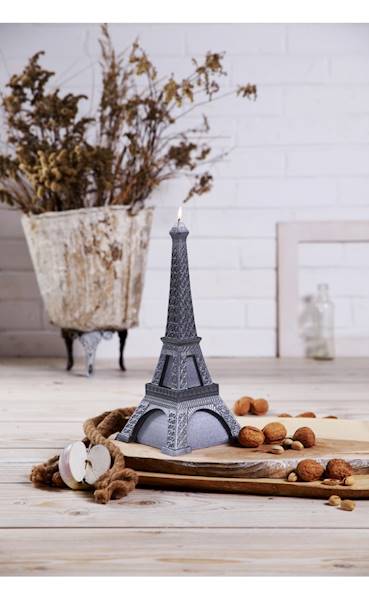 Świeca Candle Eiffel Tower Steel