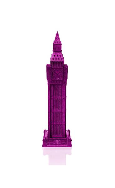 Świeca Candle Big Ben Pink Metallic