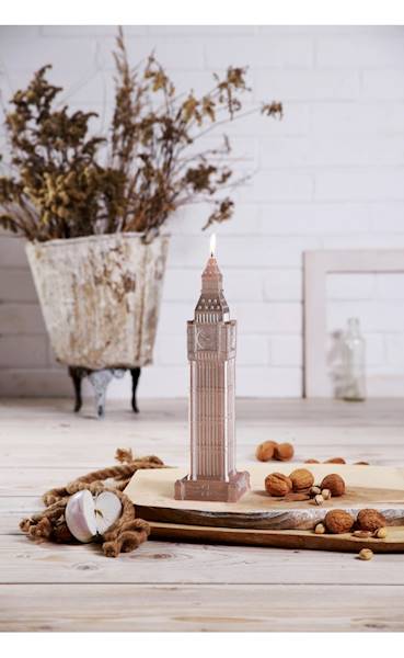 Świeca Candle Big Ben Silver