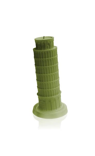 Świeca Candle Piza Tower Olive