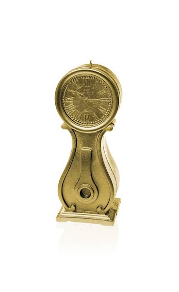 Świeca Candle Clock Classic Gold