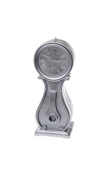 Świeca Candle Clock Silver