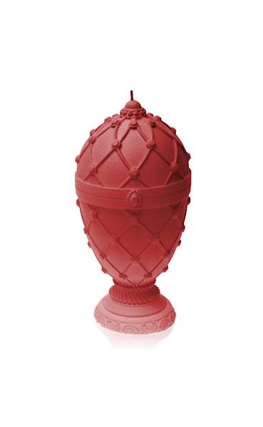 Świeca Candle Faberge Egg Big Red