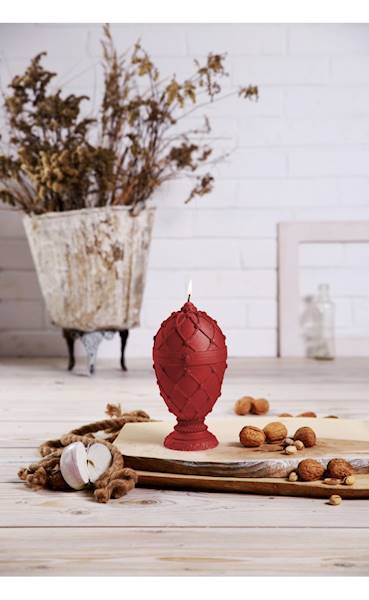 Świeca Candle Faberge Egg Big Red