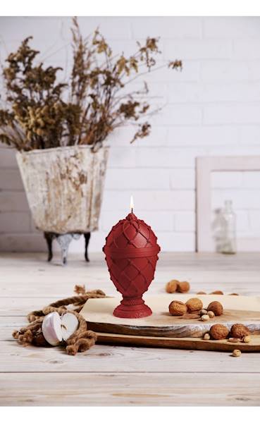 Świeca Candle Faberge Egg Big Red