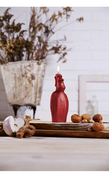 Świeca Candle Statue of Easter Red