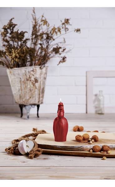Świeca Candle Statue of Easter Red