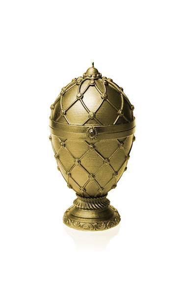 Świeca Candle Faberge Egg Big Classic Gold