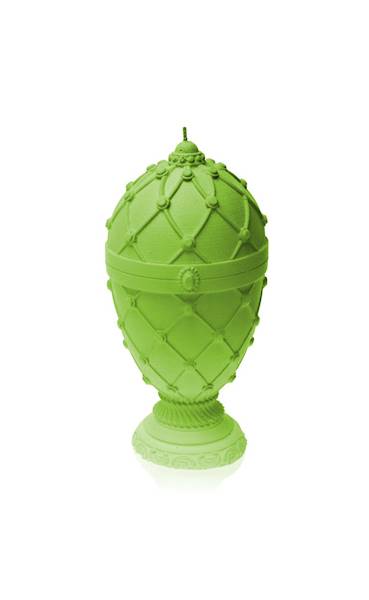 Świeca Candle Faberge Egg Big Lime