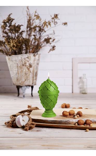 Świeca Candle Faberge Egg Big Lime