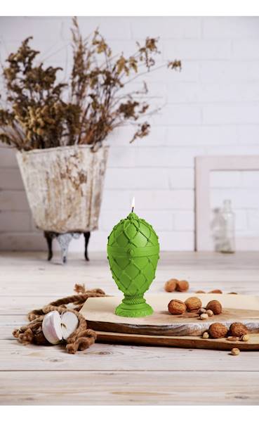 Świeca Candle Faberge Egg Big Lime