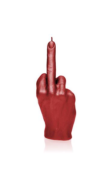 Świeca Candle Hand FCK Red