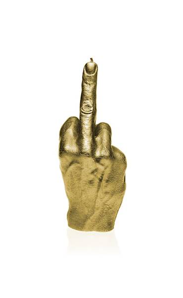 Świeca Candle Hand FCK Classic Gold