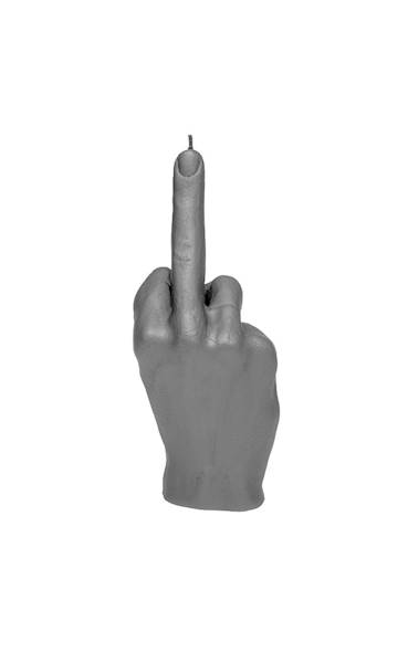 Świeca Candle Hand FCK Grey Matt