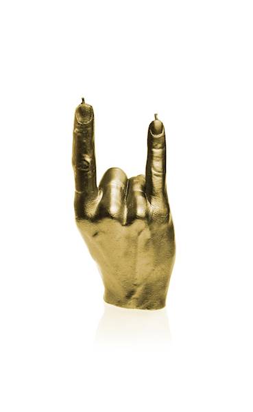 Świeca Candle Hand RCK Classic Gold