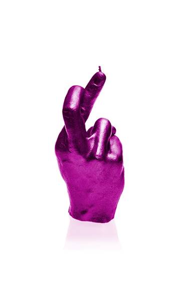 Świeca Candle Hand CRS Pink Metallic