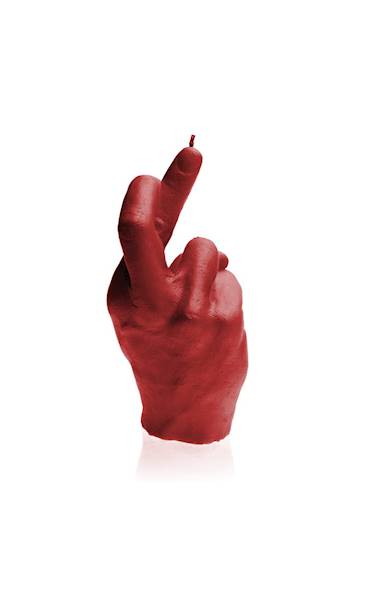 Świeca Candle Hand CRS Red