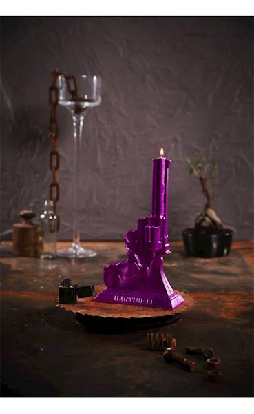 Świeca Candle Magnum Pink Metallic