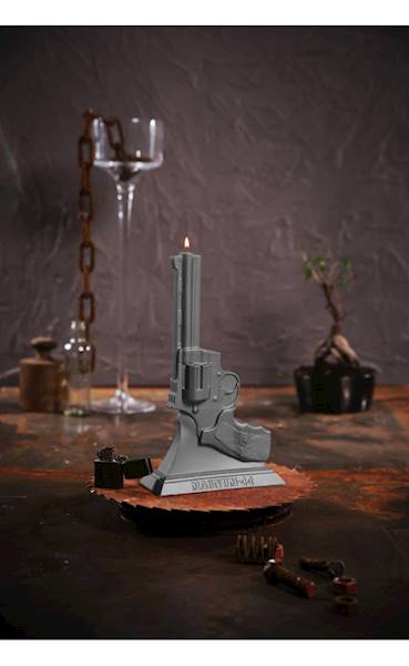 Świeca Candle Magnum Grey Matt