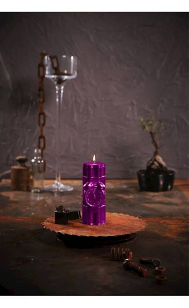 Świeca Candle Dynamite Pink Metallic