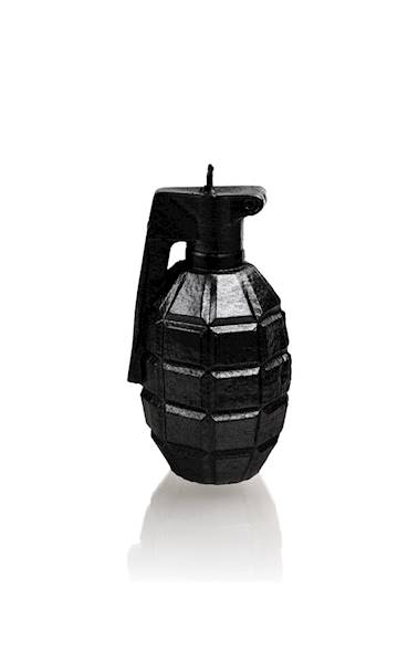 Świeca Candle Grenade Black Metallic