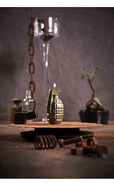 Świeca Candle Grenade Classic Gold