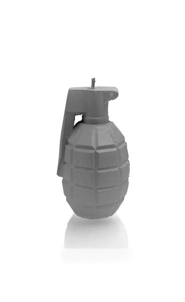 Świeca Candle Grenade Grey Matt