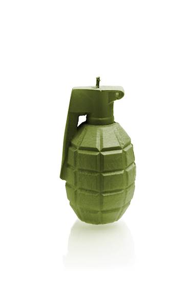 Świeca Candle Grenade Olive