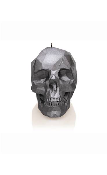 Świeca Candle Skull Steel