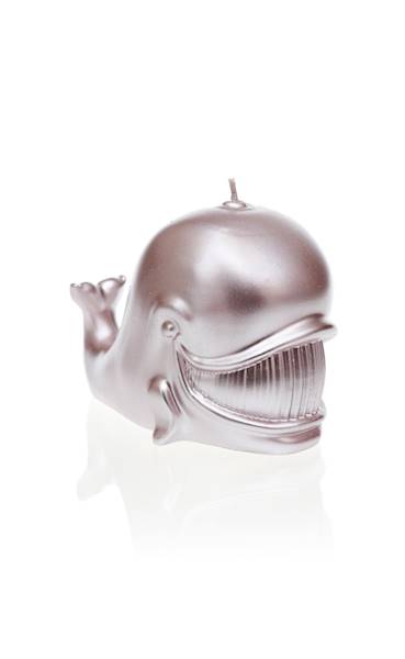 Świeca Candle Funny Whale Silver