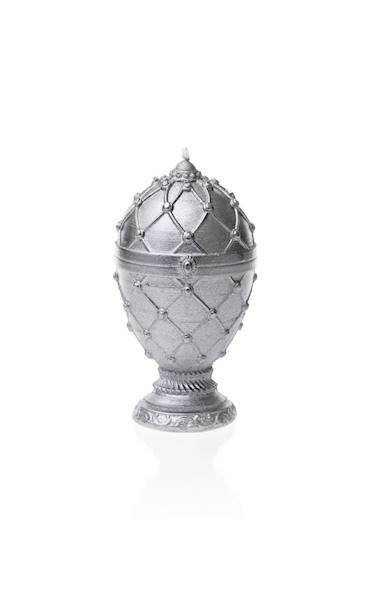 Świeca Candle Faberge Egg Small Silver