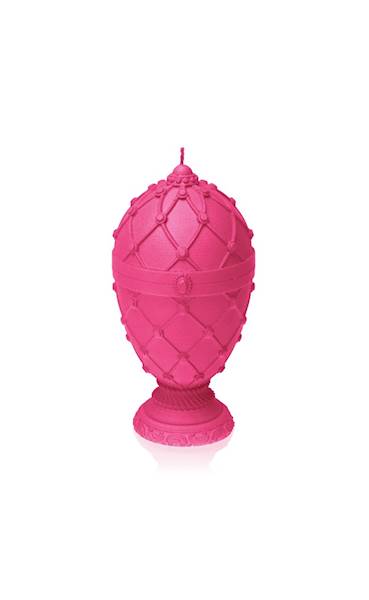 Świeca Candle Faberge Egg Small Dark Pink